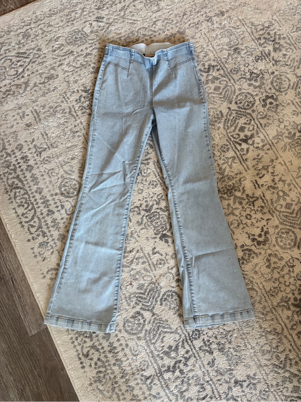 Knox Rose Light Blue Flare Jeans